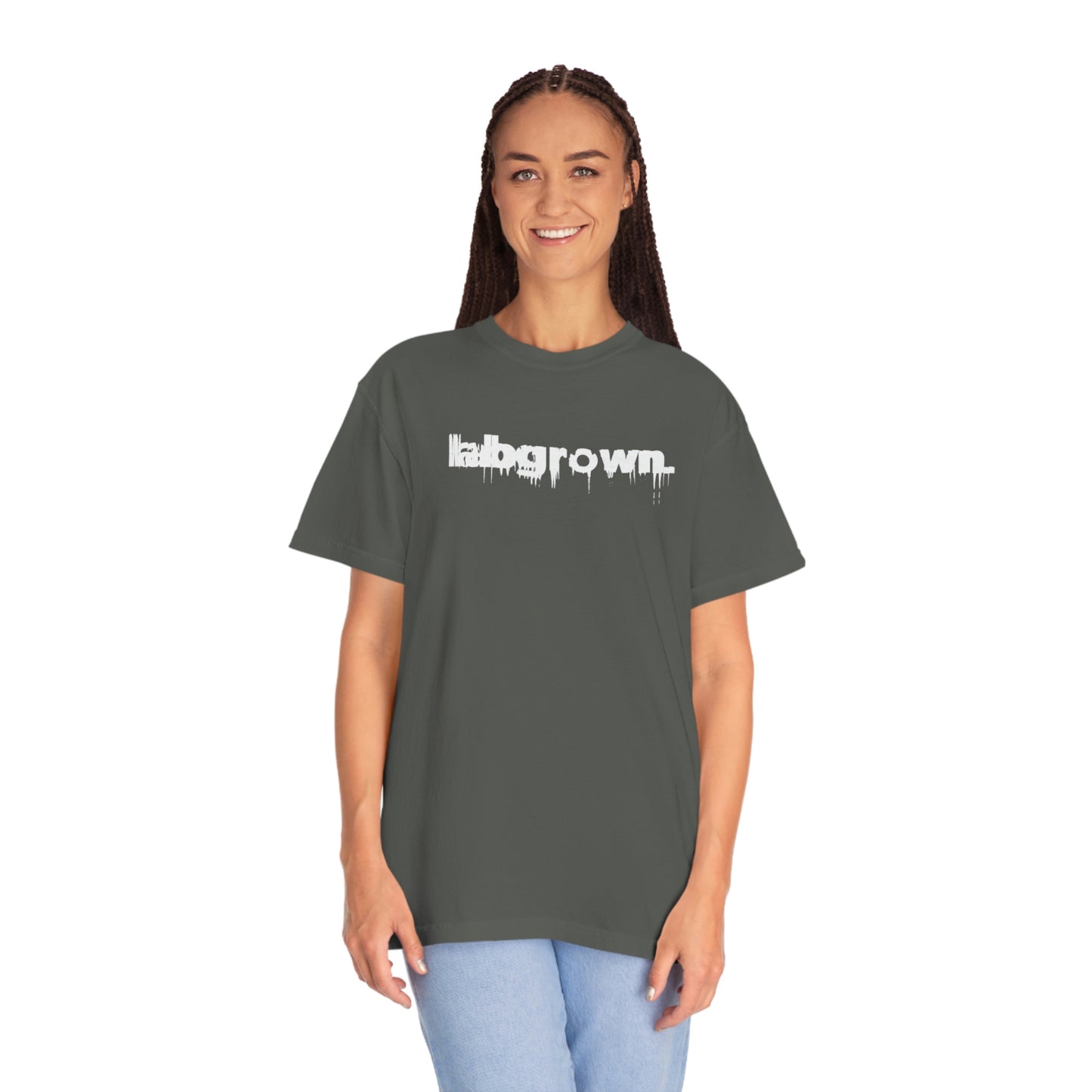 "labgrown." drip Garment-Dyed T-shirt