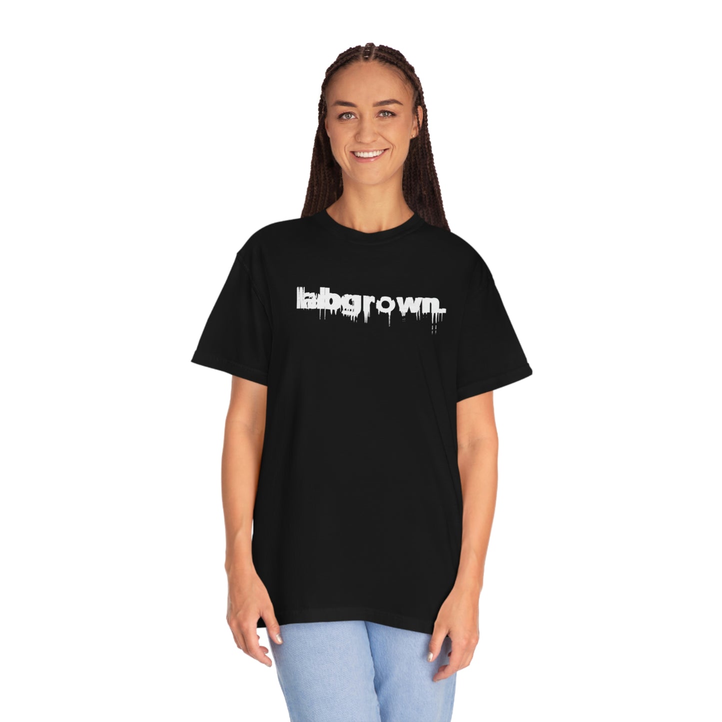 "labgrown." drip Garment-Dyed T-shirt